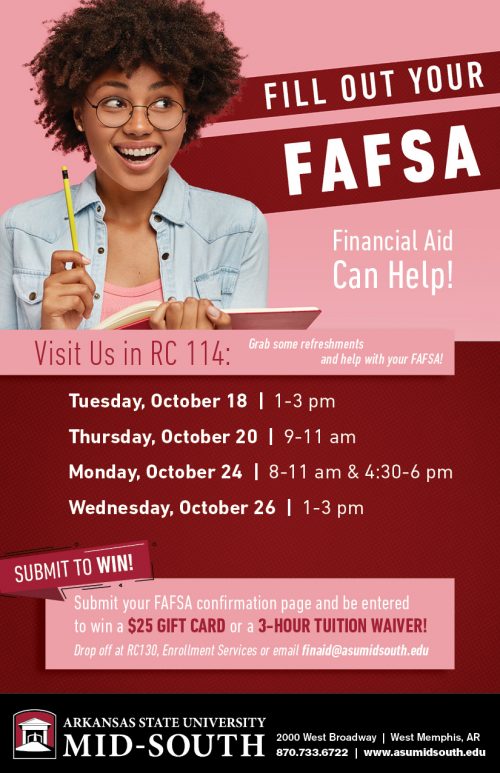 FAFSA 2022 - ASU Mid-South | West Memphis, Arkansas